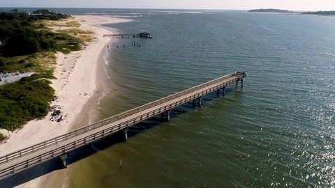 DRONE TYBEE BEACH2 Vídeo Stock 99322732