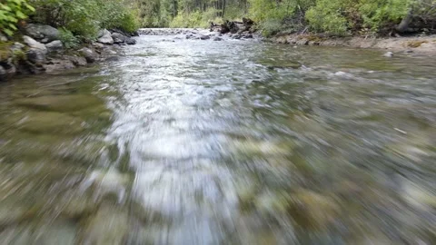 Drone Upstream Stock Footage 145742375