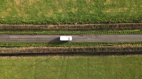 Drone Of Van Stock Footage 229954030