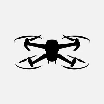 Drone vector art design Ilustración de archivo