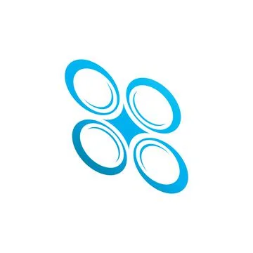 Drone vector icon design illustration Illustrazione stock