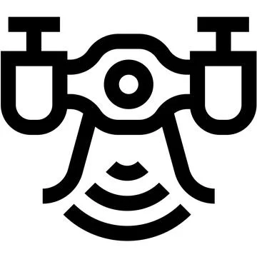 Drone Vector Icon Design Illustration Illustrazione stock