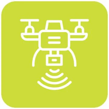 Drone Vector Icon Design Illustration Stock Illustration