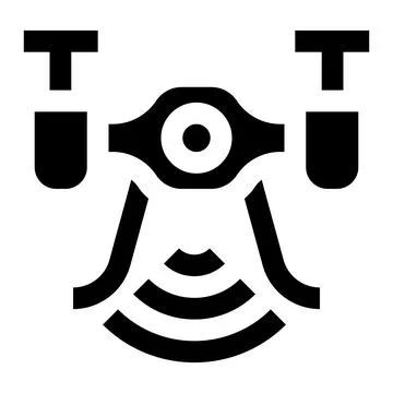 Drone Vector Icon Design Illustration Stock Illustration