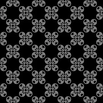 Drone vector Quadcopter concept thin line dark seamless pattern 스톡 일러스트