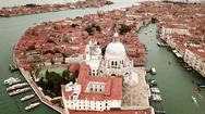 Drone Video - Aerial View Of Venice Italy Stock Footage