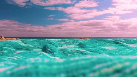Drone Video of the beach in Florida 4K Stock Footage 220522823