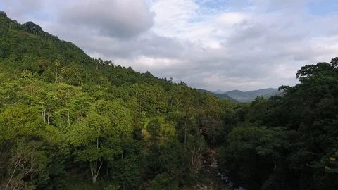 Drone video with a beautiful view in Sri Lanka Stock Footage 125100711
