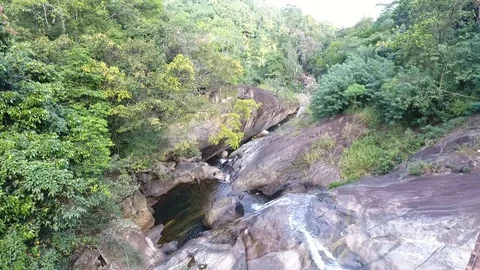 Drone video with a beautiful view in Sri Lanka Stock Footage 125101082