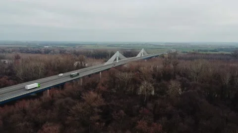 Drone video from a birdge  Video stock 230001520