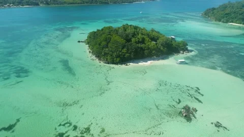 Drone video from a bird's eye view Stock Footage 155334147