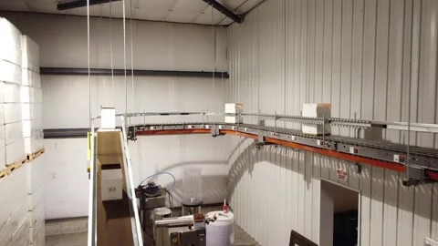 Drone Video of Boxes Stock Footage 205483576