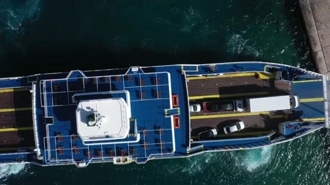 Drone video. Cable suspension bridge of Rio - Antirio Harilaos Trikoupis. 스톡 동영상 143913696