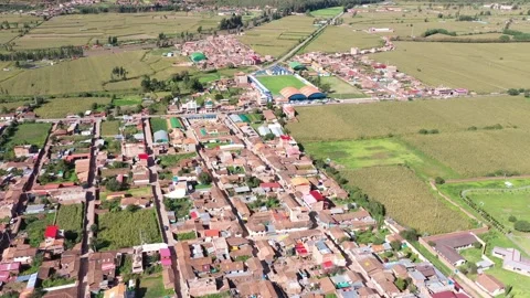 Drone video of Cusco Stock Footage 278935825