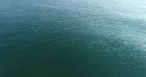 Drone video flight over ocean, sea. Close to the water Stock Footage 165383751
