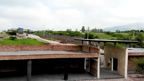 Drone video from a home construction site Vidéo 240146040