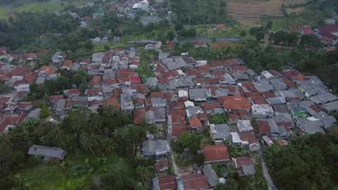 Drone video of houses 4 Stock Footage 291600465