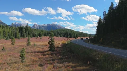 A Drone Video in Kananaskis Stock Footage 285969190