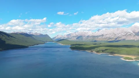 A Drone Video in Kananaskis Stock Footage 285970785