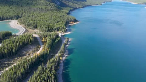 A Drone Video in Kananaskis Stock Footage 285970799