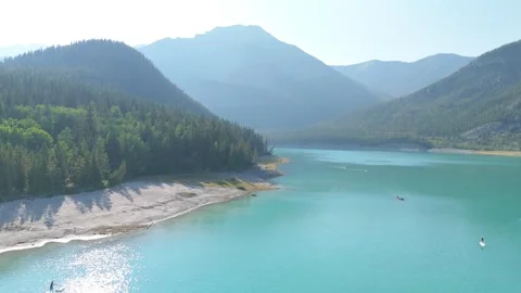 A Drone Video in Kananaskis Stock Footage 285976857