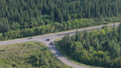 A Drone Video in Kananaskis Stock Footage 285977264