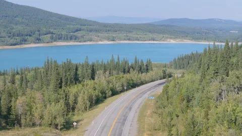 A Drone Video in Kananaskis Stock Footage 285977653