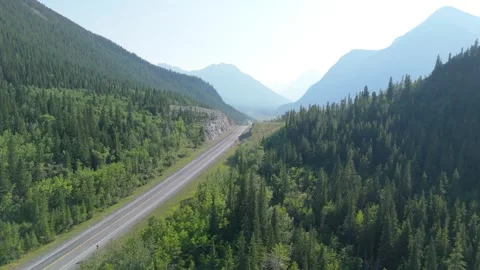 A Drone Video in Kananaskis Stock Footage 285978499