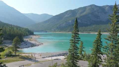 A Drone Video in Kananaskis Stock Footage 285979514