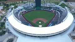 KC Royals share drone video of Kauffman stadium