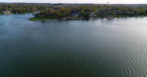 Drone video of lake Video stock 94005633