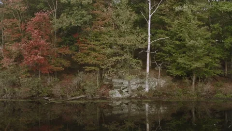 Drone video of landscape side ways Stock Footage 201686945