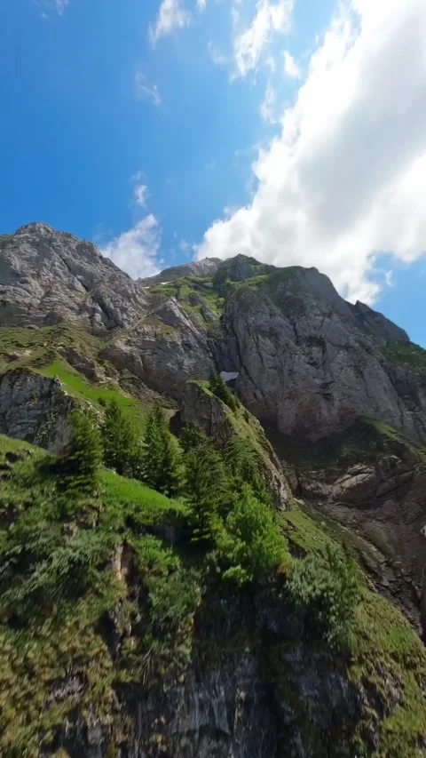 Drone video of mountain Stock Footage 270481710