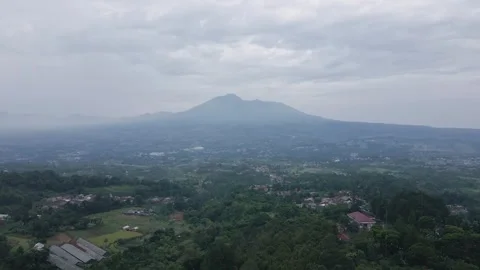 Drone video of mountain Stock Footage 291704440