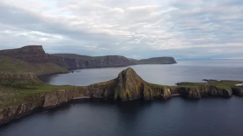 Drone Video Niest Point &amp; Sunset Stock Footage 260096545