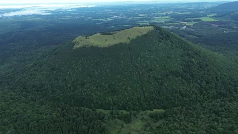Drone video Puy de Come France europe Stock Footage 302734623