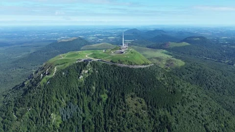 Drone video Puy de Dome France europe Stock Footage 302734776