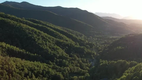 Drone video  in the Pyrenees Stock Footage 305267295
