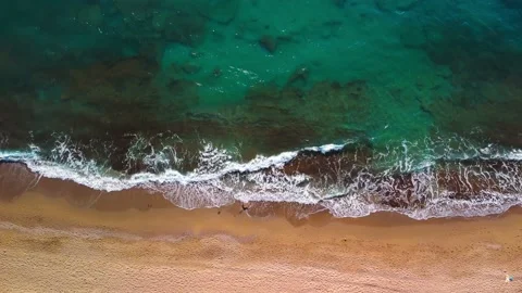 Drone video of sea waves Stock Footage 224874225