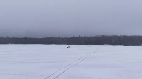 Drone video of side by side Video stock 330616100