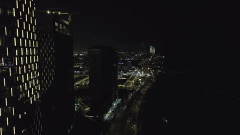 Drone video for The Sunlit Sail Tower, In Jeddah City, Saudi Shot 2 Oc, 2024 Stock Footage 288538690