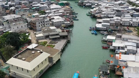 Drone video from Tai O Видео 108117181