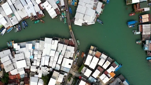 Drone video from Tai O Видео 108118045