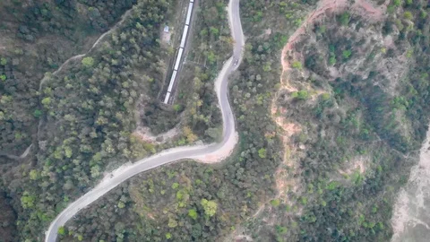 Drone video Of Train. Stock Footage 108409500