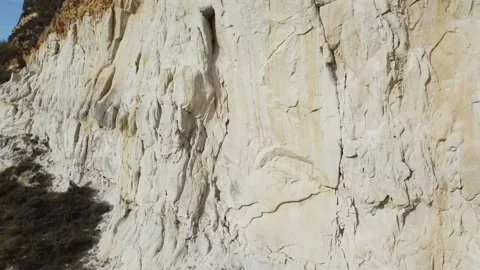 Drone video of white wall 库存影片 231112980