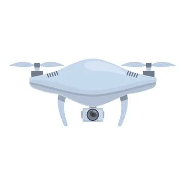 Drone videography icon cartoon vector. Aerial camera Stock Illustration