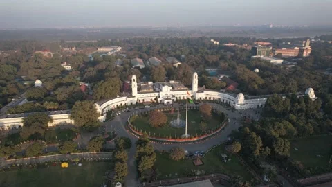 Drone of Vidhan Sabha Legislative assembly in Civil Lines Delhi India  Stockbeeldmateriaal 231586321