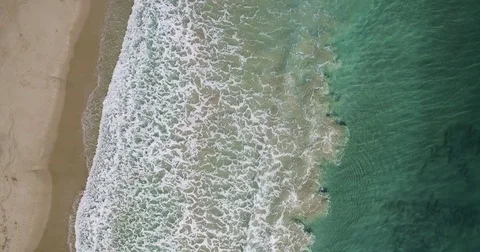 Drone view above a seascape Stock Footage 69920843