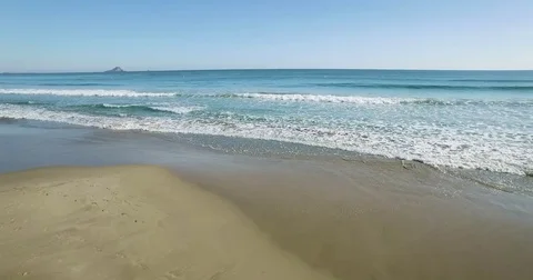 Drone view above a seascape Stock Footage 69921057