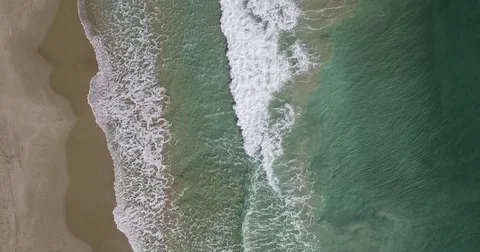 Drone view above a seascape Stock Footage 69923835